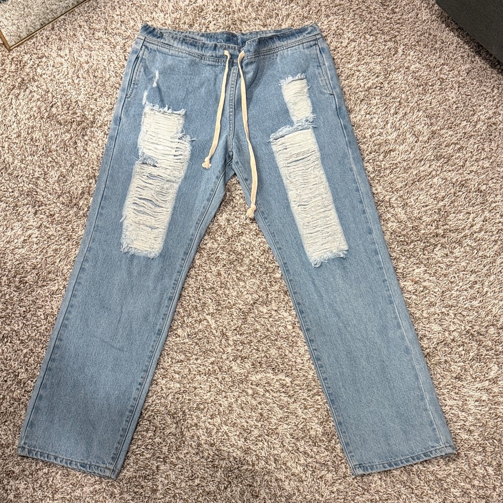 POL Distressed Blue Jeans